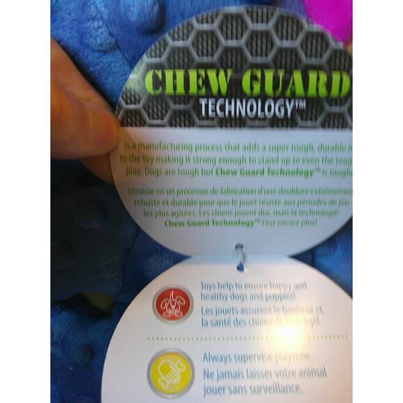GoDog Dragons Chew Guard Squeaky Plush Dog Toy - Picture 5 of 8